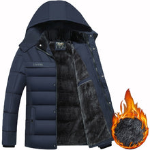 Load image into Gallery viewer, 2019 Hot Fashion Hooded Winter Coat Men Thick Warm Mens Winter Jacket Windproof Father's Gift Parka